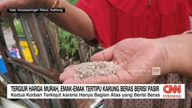 Tergiur Harga Murah, Emak-Emak Tertipu Karung Beras Berisi Pasir