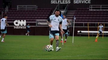 Messi Sudah Fit di Latihan Timnas Argentina Jelang Piala Dun