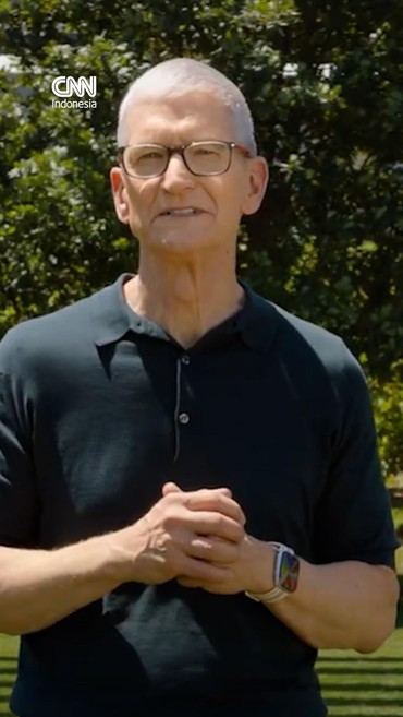 Momen Tim Cook Pamitan di WWDC Sebelum Lepas Jabatan CEO Apple