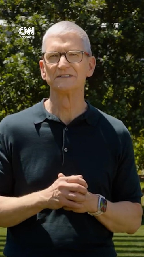 Momen Tim Cook Pamitan di WWDC Sebelum Lepas Jabatan CEO Apple