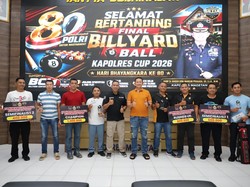Turnamen Biliar Kapolres Cup Warnai Hari Bhayangkara ke-80 di Magetan