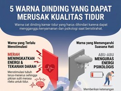 Jangan Salah Pilih! 5 Warna Kamar Tidur yang Bisa Bikin Susah Tidur