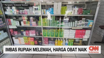 VIDEO: Imbas Rupiah Melemah, Harga Obat Naik