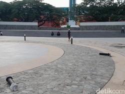 Baru Dibuka, Warga Keluhkan Lampu di Taman Teladan Teladan Rusak
