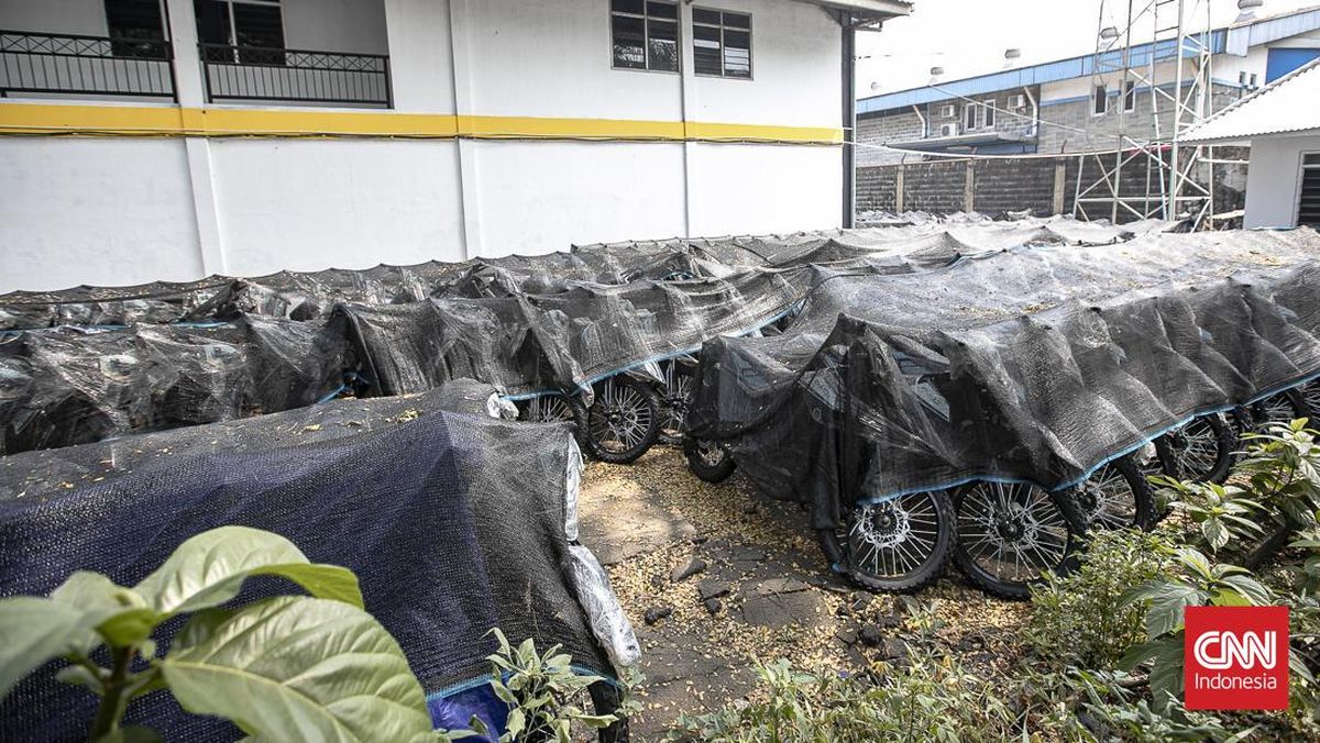 Foto: Penampakan Motor Listrik Mbg Menumpuk Di Sentul
