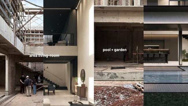 Potret Rumah Baru Dinda Hauw Dan Rey Mbayang Dilengkapi Kolam Renang, Masih Proses Pembangunan