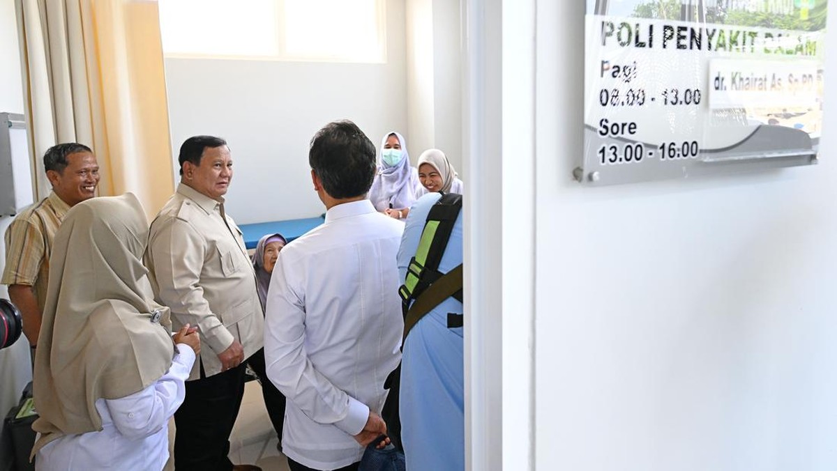 Penampakan Prabowo Resmikan RSUD Baru di Lampung, Warga 3T Prioritas