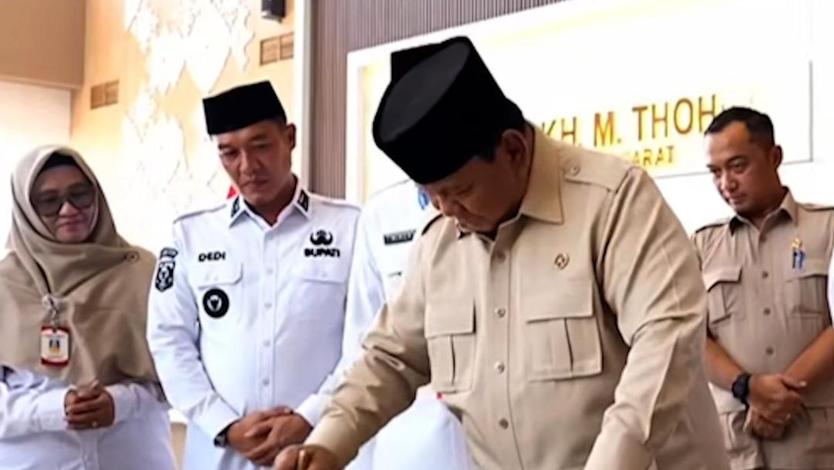 Momen Prabowo Resmikan RSUD KH Muhammad Thorir di Krui Lampung