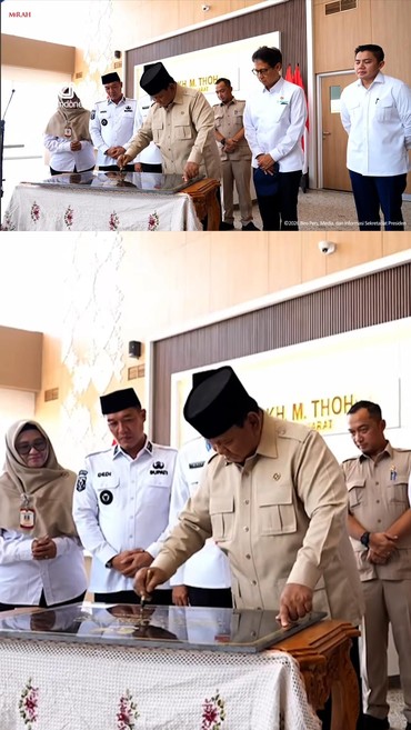 Momen Prabowo Resmikan RSUD KH Muhammad Thorir di Krui Lampung