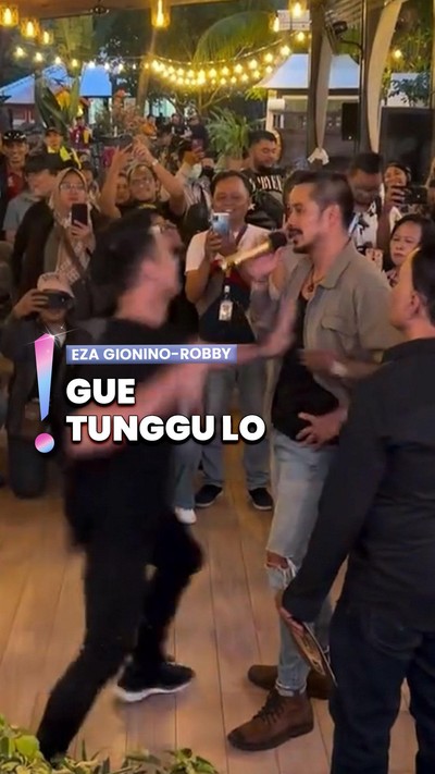 Video: Momen Eza Gionino Tonjok Roby Tremonti usai Disinggung Masa Lalu