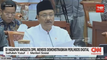 VIDEO: Di Hadapan Anggota DPR, Mensos Demonstrasikan Perlinsos Digital