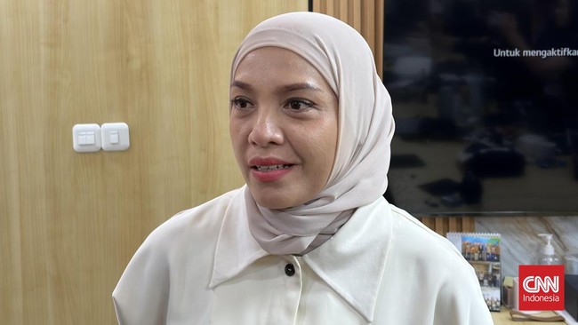 Juru Bicara Kementerian Energi dan Sumber Daya Mineral (ESDM) Dwi Anggia saat ditemui di Kementerian ESDM, Kamis (11/6).