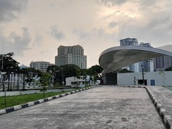Warga Medan Heran Trek Lari Lapangan Merdeka Tak Kunjung Dibuka