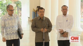 JK Beri Keterangan Usai Temui Prabowo di Istana