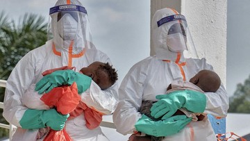 FOTO: Bayi-bayi Yatim Piatu Penyintas Ebola di Panti Asuhan Kongo