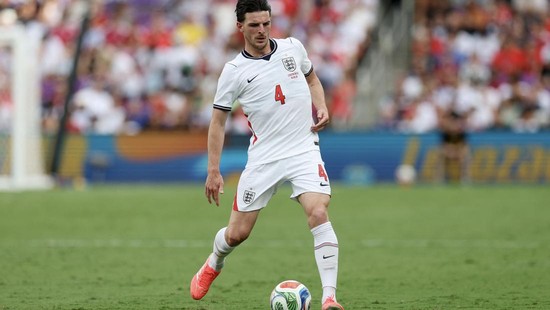 Soccer Football - International Friendly - England v Costa Rica - Inter&Co Stadium, Orlando, Florida, U.S. - June 10, 2026
England's Declan Rice in action IMAGN IMAGES via Reuters/Nathan Ray Seebeck