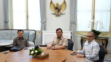 Jusuf Kalla Temui Prabowo di Istana
