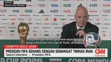 VIDEO: Presiden FIFA Senang Dengan Semangat Timnas Iran