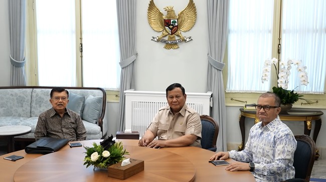 Temui Prabowo di Istana, JK Siap Bangun PLTA dan Pembangkit Gas Jumbo