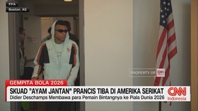 Skuad "Ayam Jantan" Prancis Tiba di Amerika Serikat