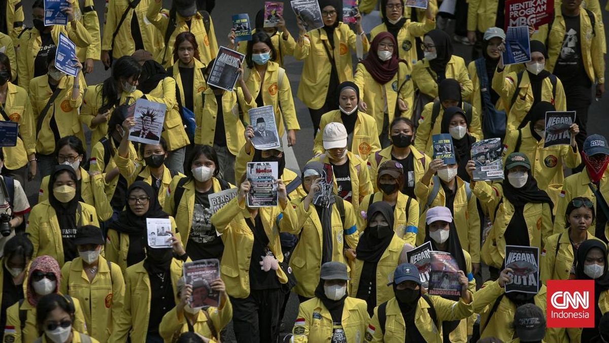 FOTO: Aksi Mahasiswa di Jakarta