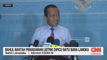 VIDEO: Bahlil Bantah Pemadaman Listrik Dipicu Batu Bara Lang