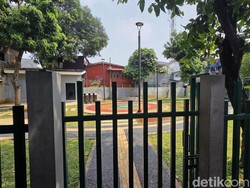 Taman Kramat Jakpus TKP Bocah Di-bully hingga Kesetrum Kini Ditutup