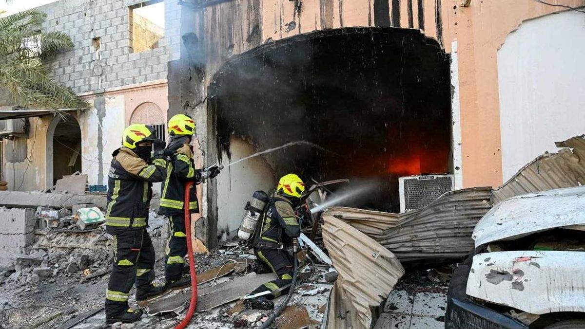 FOTO: Penampakan Kerusakan di Bahrain Imbas Drone Iran