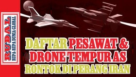 INFOGRAFIS RUDAL: Daftar Pesawat & Drone Tempur AS Rontok di Perang Iran
