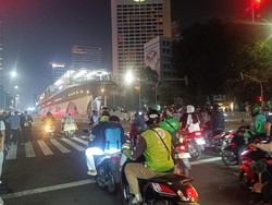 Massa di Tosari Jakpus Bubarkan Diri, Jalan Arah Bundaran HI Dibuka