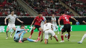 Soccer Football - FIFA World Cup 2026 - Group A - South Korea v Czech Republic - Estadio Guadalajara, Guadalajara, Mexico - June 11, 2026 South Korea's Hwang In-beom scores their first goal REUTERS/Amanda Perobelli