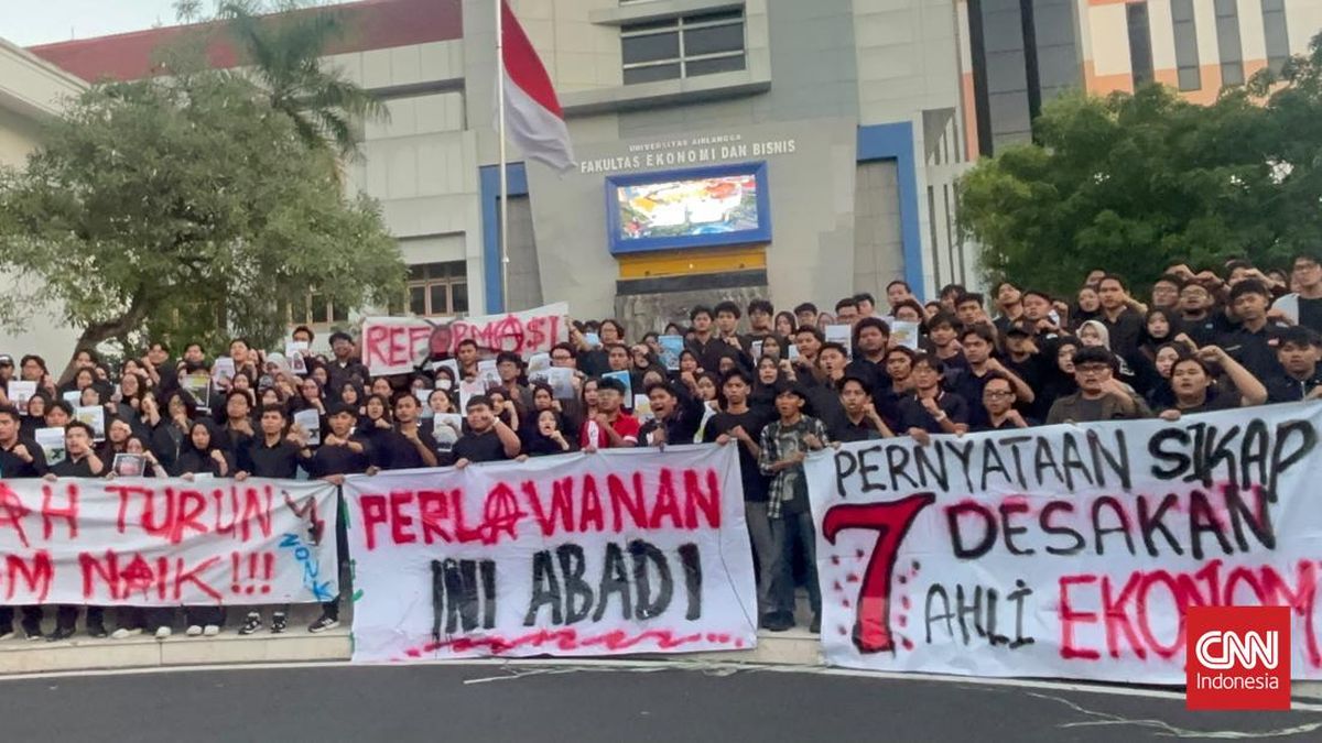 Mahasiswa Unair dan Masyarakat Sipil Sampaikan 7 Tuntutan Ekonomi
