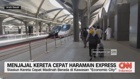 Menjajal Kereta Cepat Haramain Express