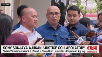 VIDEO: Sony Sonjaya Ajukan 'Justice Collabolator'