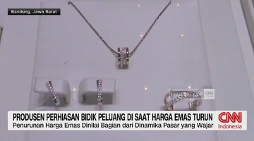 VIDEO: Produsen Perhiasan Bidik Peluang di Saat Harga Emas Turun