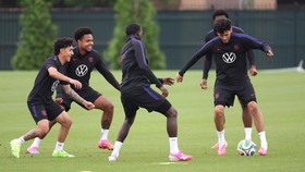 Soccer Football - International Friendly - United States Training - Endeavor Health Performance Center, Chicago, Illinois, U.S. - June 5, 2026 U.S. players during training IMAGN IMAGES via Reuters/Talia Sprague