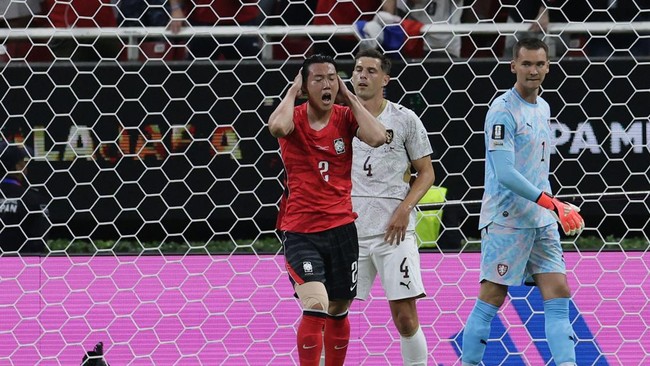 Jalannnya pertandingan perdana Grup A Piala Dunia 2026 antara Korea Selatan vs Ceko, Jumat (12/6) pagi WIB.