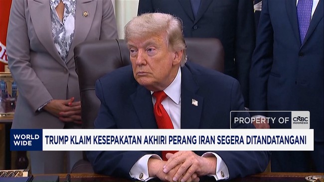 Breaking! AS-Iran Resmi Deal Damai Perang, Tanda Tangan Jumat Ini