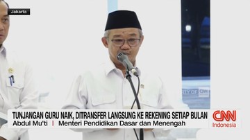 VIDEO: Tunjangan Guru Naik, Ditransfer ke Rekening Setiap Bulan