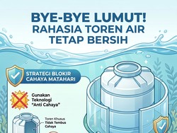 Infografis: Ini Cara Toren Air Bebas Lumut, Nomor 1 Banyak yang Nggak Tahu