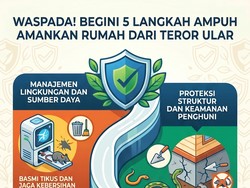 Infografis: Waspada! 5 Langkah Ampuh Amankan Rumah dari Teror Ular
