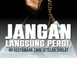 Keutamaan Zikir Setelah Sholat