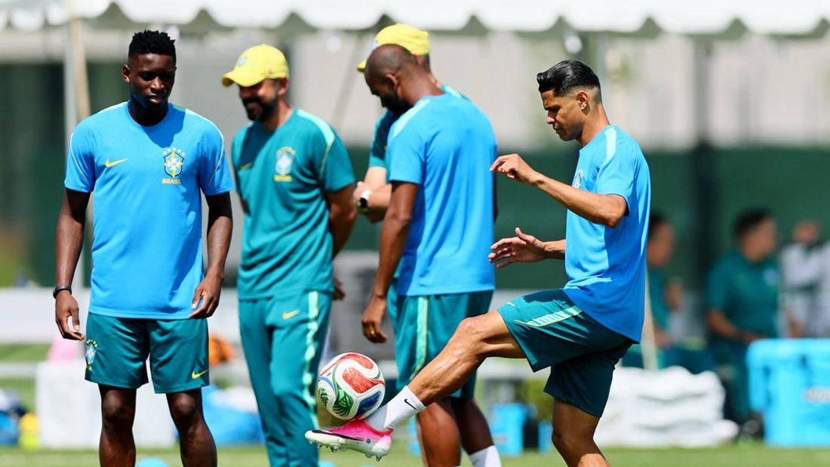 Foto: Latihan Brasil Jelang Lawan Maroko, Neymar Belum Juga Muncul