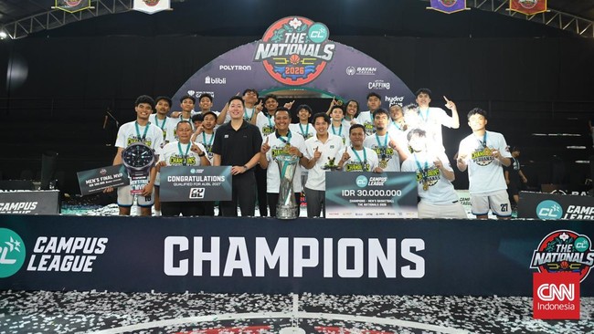 Perbanas menjadi juara Basketball Campus League 2026 The Nationals.