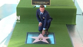 David Beckham dianugerahi bintang di Hollywood Walk of Fame pada Jumat (12/6) bertepatan dimulainya Piala Dunia 2026.