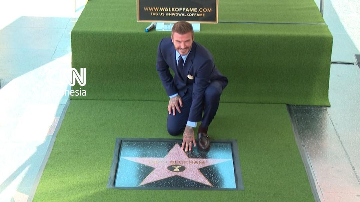 David Beckham Dapat Bintang Hollywood Walk Of Fame
