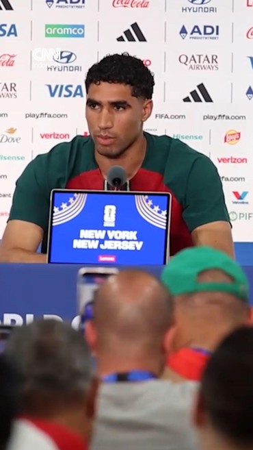 Kapten timnas Maroko Achraf Hakimi memuji Neymar dalam konferensi pers jelang laga Grup C antara Maroko dan Brasil.