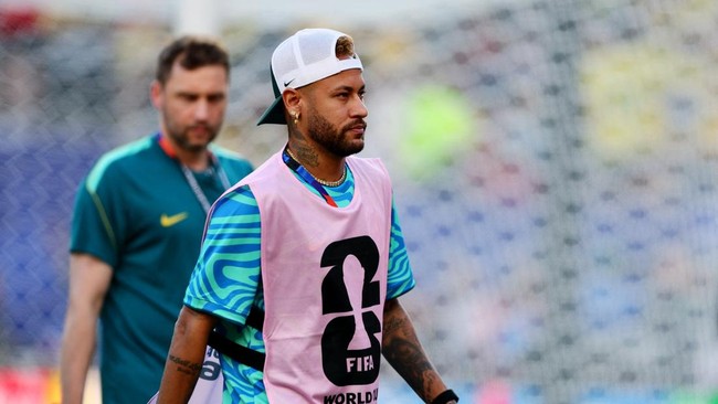 Soccer Football - FIFA World Cup 2026 - Group C - Brazil v Morocco - New York/New Jersey Stadium, East Rutherford, New Jersey, U.S. - June 13, 2026 Brazil's Neymar Jr. IMAGN IMAGES via Reuters/Caean Couto