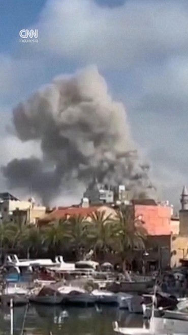 thumbnail video serangan israel ke lebanon