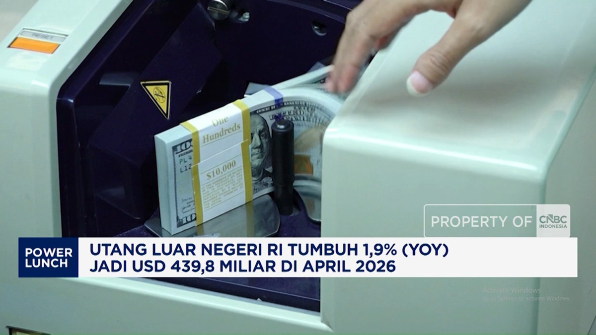 April 2026, Utang Luar Negeri RI Tumbuh 1,9% (Yoy) Jadi USD 439,8 M